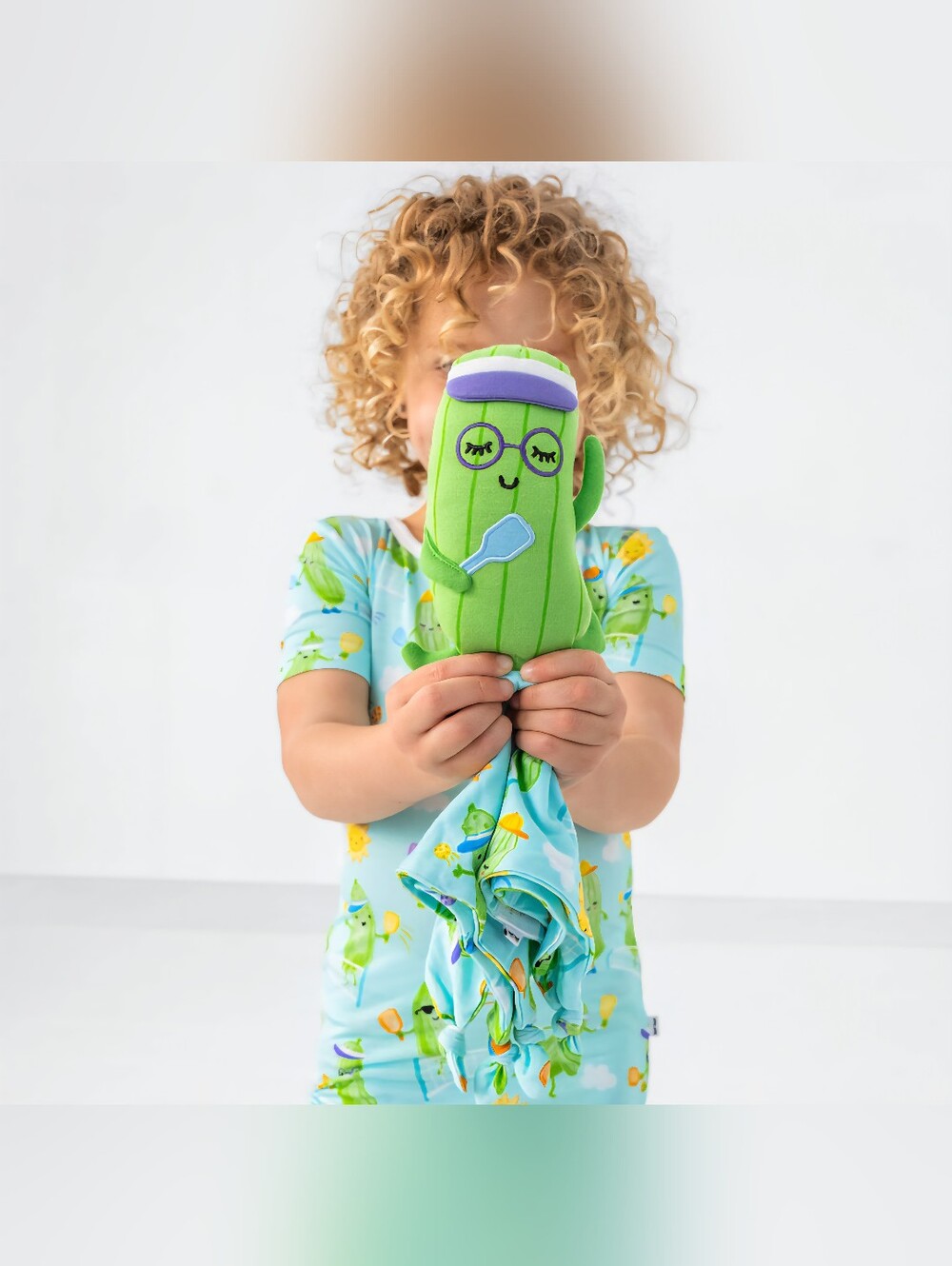 NIB Little Sleepies Piper the Pickle Sleepyhead Lovey- Pickle Ballin'- Bamboo